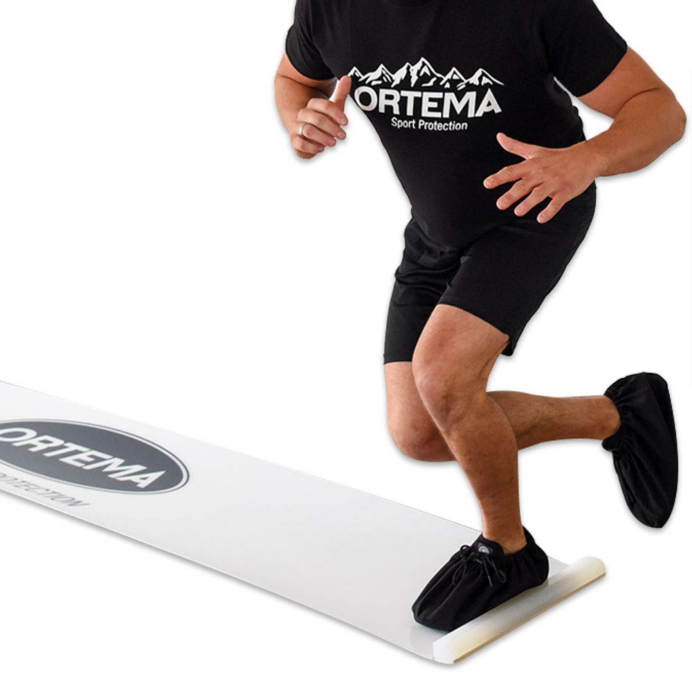 ORTEMA Slideboard 2.0 uniwersalne urządzenie do fitnessu do treningu koordynacji, szybkości, siły i wytrzymałości, hokej na lodzie, fitnessu, jazdy na łyżwach, w czasie wolnym i wielu innych