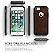 Ringke Flex S Compatible with iPhone 7 Phone Case Coated Textured Leather Style Flexible TPU Advanced Shock Protection Durable Sophisticated Rustic Stylish Case for iPhone7 - Brown