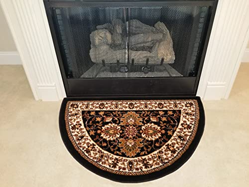 Tapete GAD Hearth Slice 2'2"x3'3" Negro miniatura 4