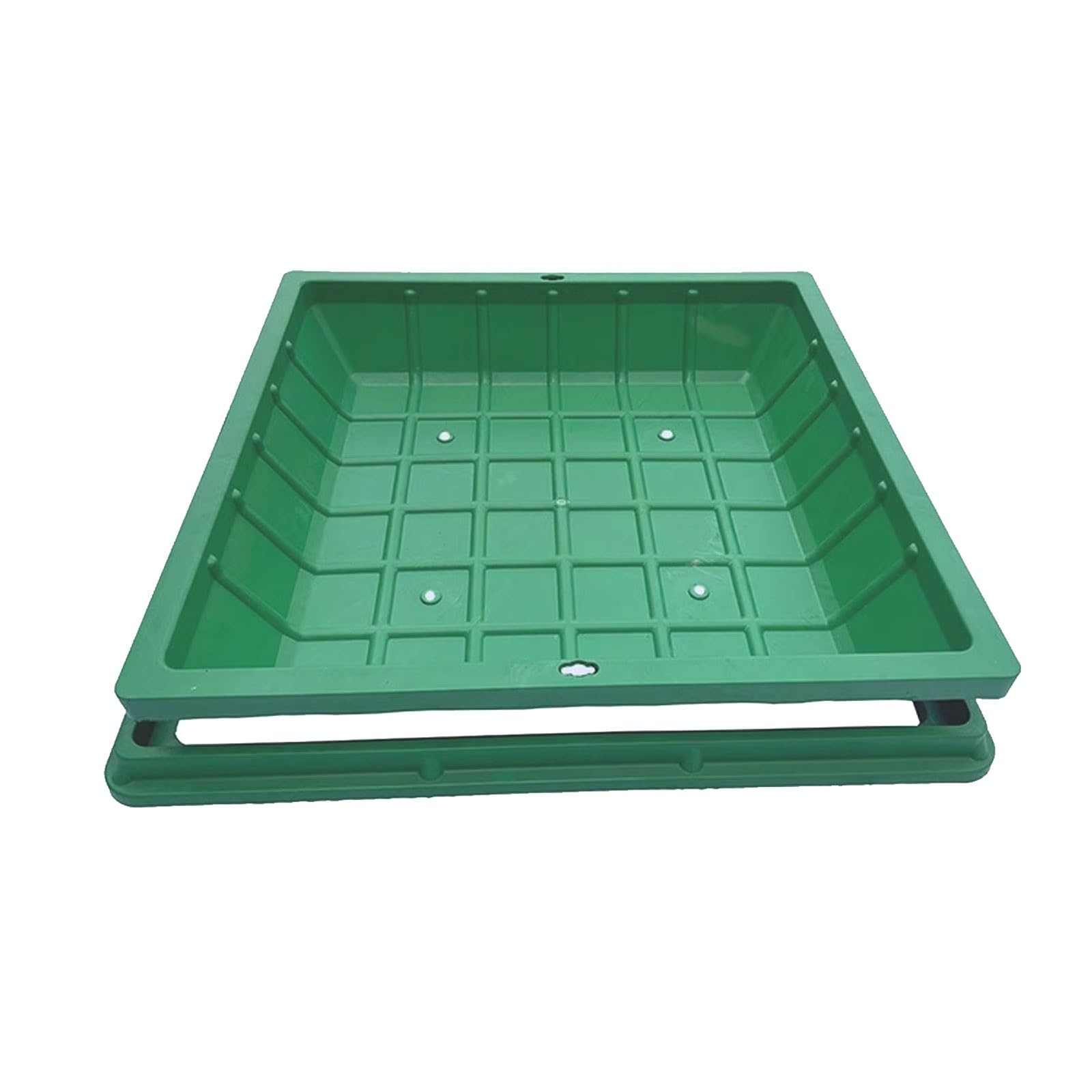 Gbrsxyip Heavy-Duty Composite Resin Invisible Manhole Cover For Outdoor Garden Square/Round Sewage Basin Cover Weather-Resistant 80X80cm (31.5X31.5in) -& Stylish