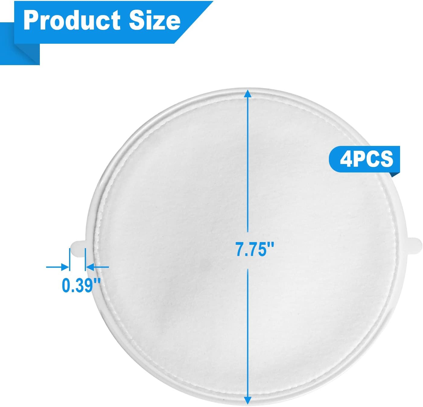 First Filter for Maax Spas, 100497 Hot Tub First Filter Replacement Compatible with Coleman Spas, Maax, LA Spas, California Cooperage and Elite Spas, 4 Pack