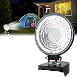 Super brillante: La luz de trabajo portátil emite una iluminación superbrillante de hasta 18 W y 900 LM para garantizar que pueda obtener un alto brillo en la oscuridad.