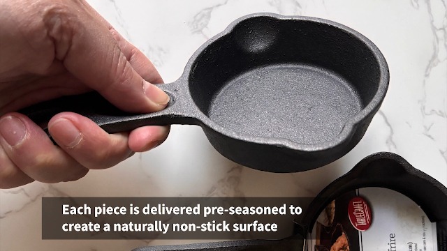 Amazon.com: TableCraft Products CW30122 Cast Iron Mini Round