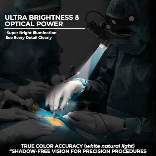 Image of OTICA 10 Watt ENT Surgical LED Headlight for Doctors Hospital and Multi Purpose (Non-Adjustable Focus of Light)