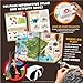 Professor Maxwell's VR Atlas - Virtual Reality Kids Science Kit, Book and Interactive Geography STEM Learning World Travel Activity Set (New Edition)