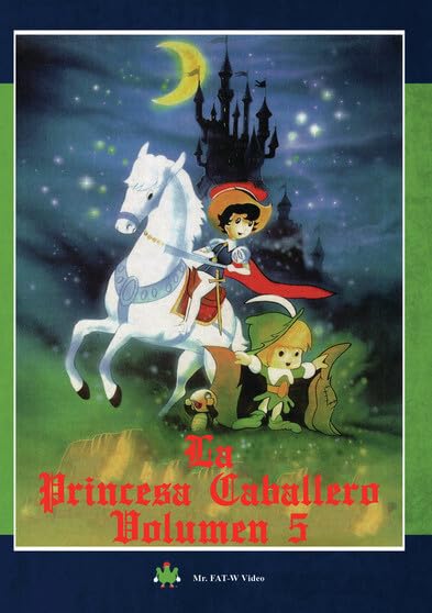 DVD La Princesa Caballero 5 Edición USA e Italia para Coleccionistas de Anime Clásico