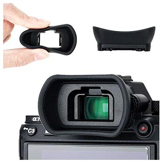 Visor Ocular para Sony Alpha A7 A7II A7III A7R A7RII A7RIII A7RIV A7S A7SII A9 A9II A58 A99II sustituir Sony FDA-EP18 Eyecup