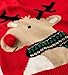 Velius Girl's Long Sleeve Knit Elk Christmas Sweater Tops (5-6 Years, Reindeer #6)
