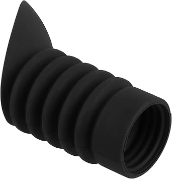 Rubber Eyepiece Cover for 36mm-43.5mm Ocular Lens Extender Eye Relief Distance Optics Cover Obliqued Hood Eyecups Rubber, Black