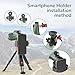 12x56 HD Monocular Telescope High Powered for Adults with Smartphone Adapter, High Powered Monocular Scope with Clear Low Light Vision for Star Watching, Bird Watching, Hiking, Concert