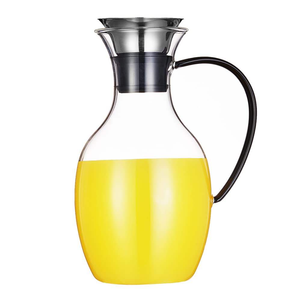 ガラスピッチャー Amazon.co.jp: Purefold 50オンス ガラスピッチャー ドリップフリー