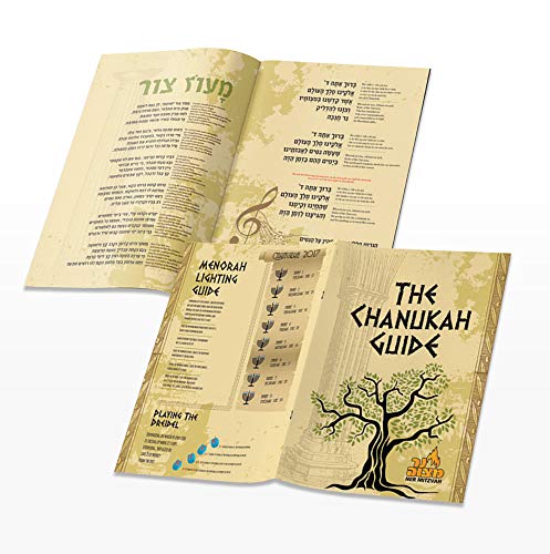 image for Ner Mitzvah Tree of Life Menorah Set for Hanukkah - Antiqued Candle Me