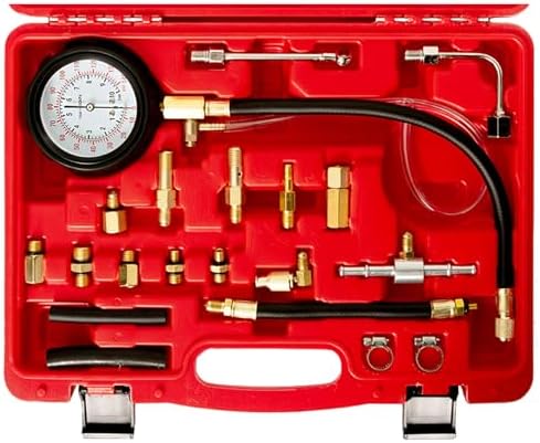 0-140PSI EINSPRITZPUMPE INJEKTOR Tester Manometer Benzin Kraftstoff Druckprüfer EUR 40,17