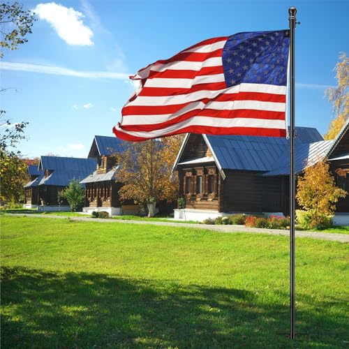 Cogardenshower Heavy Duty Ground Flag Pole Kit - 8.5Ft Tangle Free Inground Flagpole With Windproof Prong,Portable Flag Pole For Outside House,Yard,Garden,Outdoor thumb #6