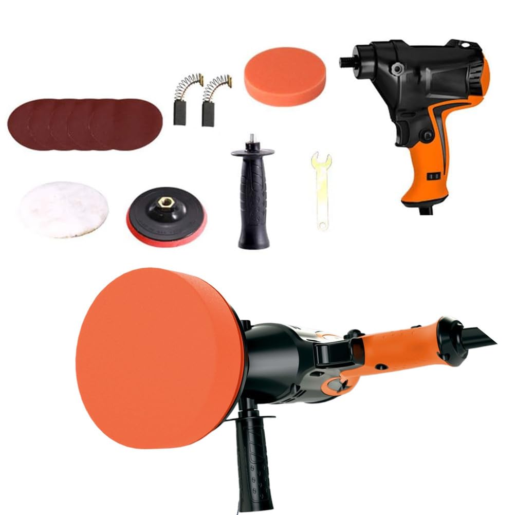Lucidatrice per auto, lucidatrice da 6 pollici per detailing auto, 6 velocità variabili da 850 a 3200 giriminuto per detailing auto, levigatura, lucidatura e ceratura di barche.