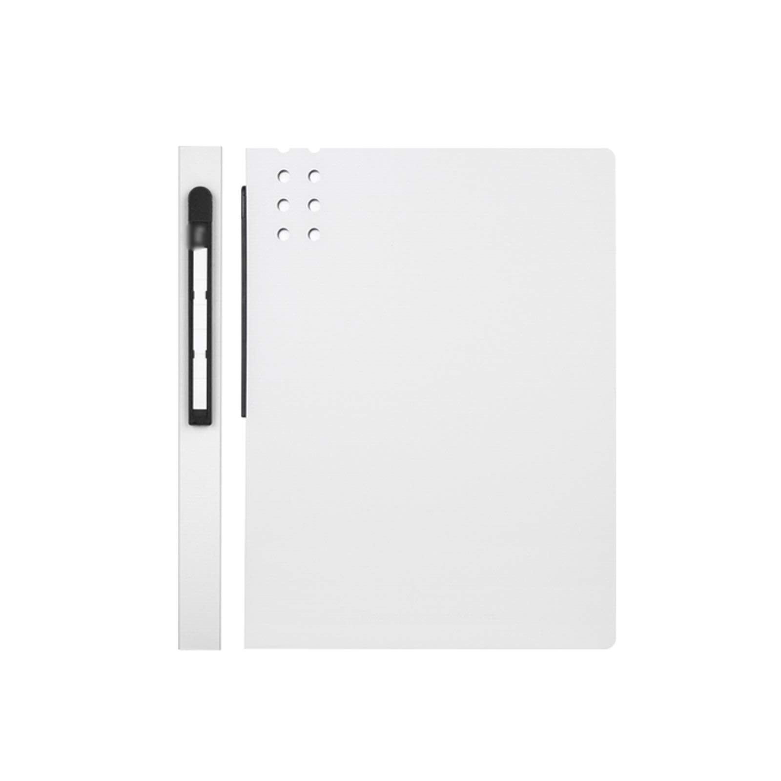 Cartella Portadocumenti 10 Pack A4 Color PP File PP Cartella Dati Collezione Dati Binder for Musica Punteggi/Documenti/Lavori/Album/Picture/Disegni Buste Portadocumenti(30 Pages,Bianco)