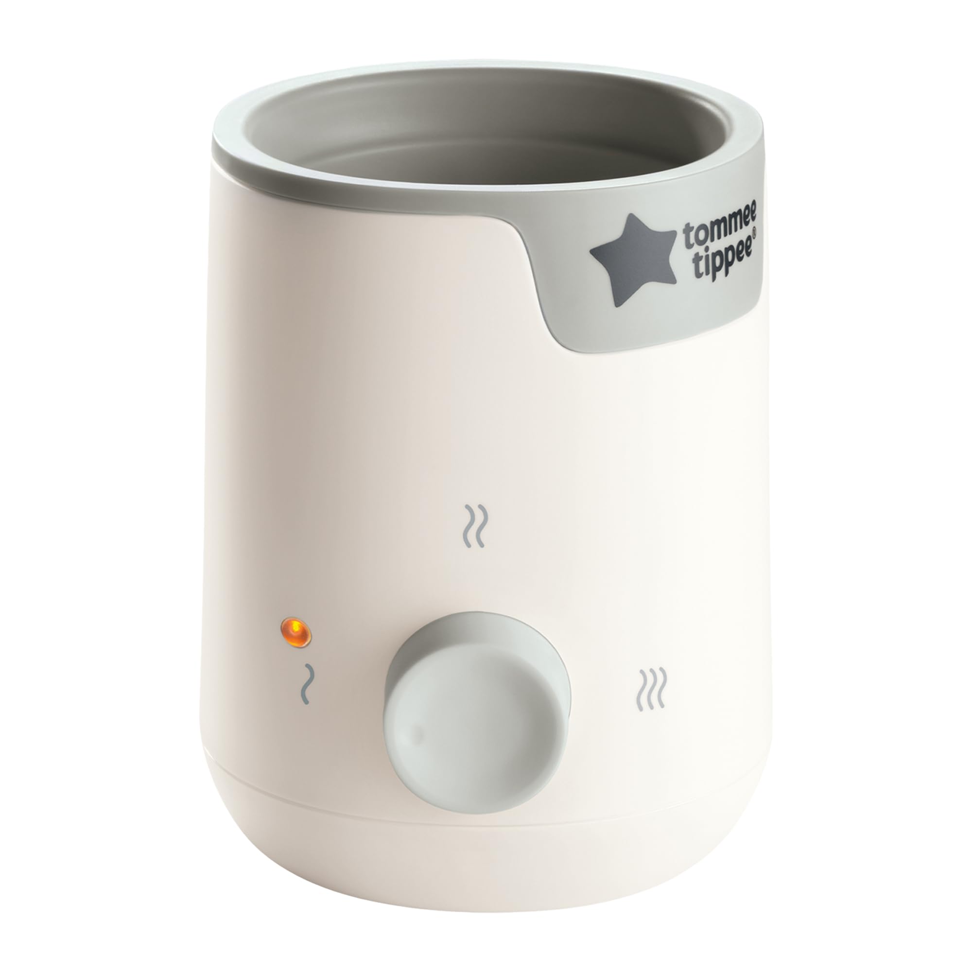 Tommee Tippee Easiwarm Chauffe-biberons et Petits Pots Électrique, Blanc, Réchauffe les Biberons en Quelques Minutes, Minuteur Automatique, Un Cadran