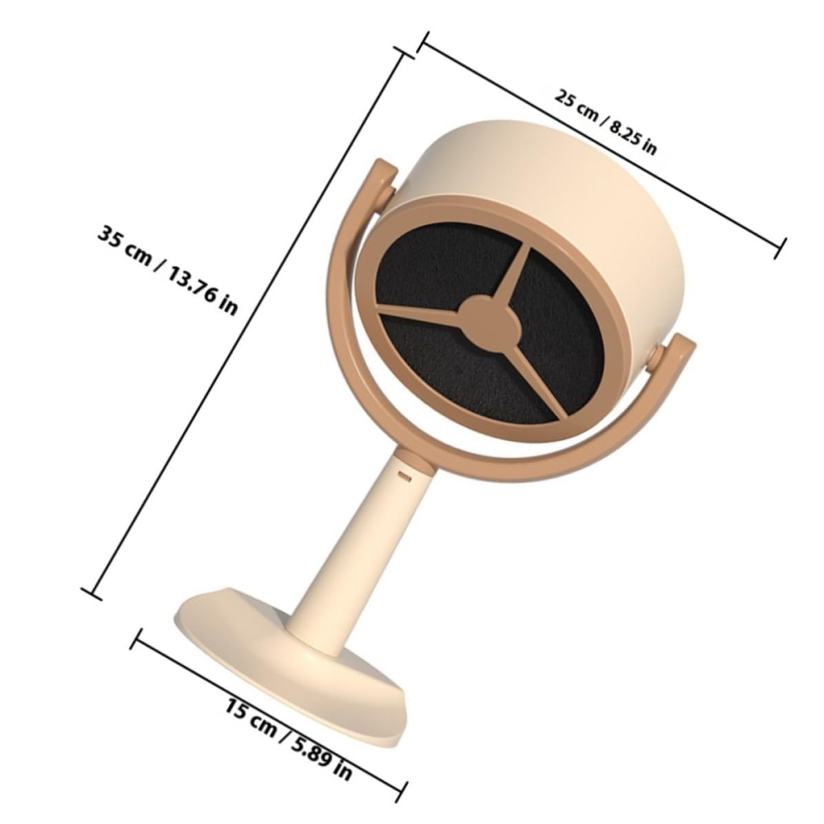 Mini Cappa Aspirante da Tavolo Portatile, Plastica, Silenziosa