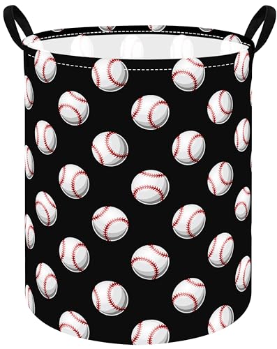 Image of Kids Laundry Hamper Nursery Room Storage Basket & Gift Organizer Bin | Laundry Basket for Kids' Clothes Toys with Handles
