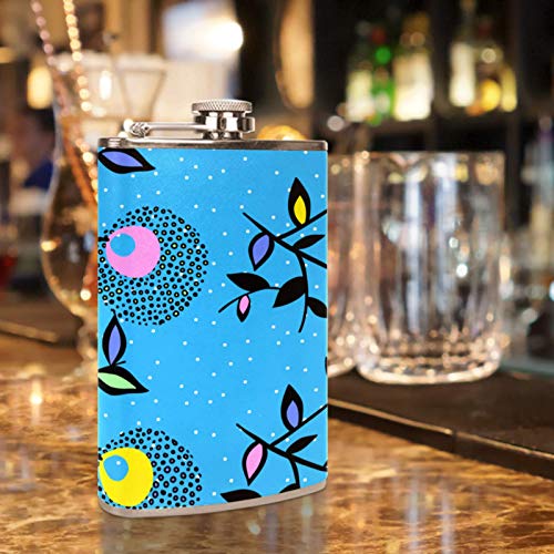 Flasque à whisky dessinée à la main pour pêche et camping