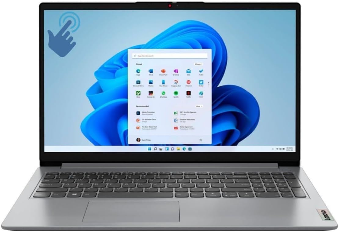 NewLenovo Ideapad 1 Business & Student School Laptop 15.6 inch FHD Touchscreen_Intel_Core i3-1215U 8GB RAM 256GB SSD.Intel.UHD Graphics Webcam USB-C Wi-Fi 6 Blue.tooth Win 11 Home in S mode Cloud Gray NewLenovo Ideapad 1 Business & Student School Laptop 15.6 inch FHD Touchscreen_Intel_Core i3-1215U 8GB RAM 256GB SSD.Intel.UHD Graphics Webcam USB-C Wi-Fi 6 Blue.tooth Win 11 Home in S mode Cloud Gray