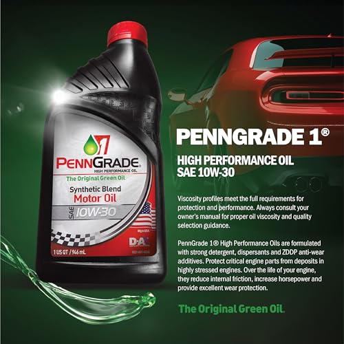 PENN GRADE 1 Aceite Sintético Mezcla SAE 10W-30 1 Quart Pack 2 miniatura 2