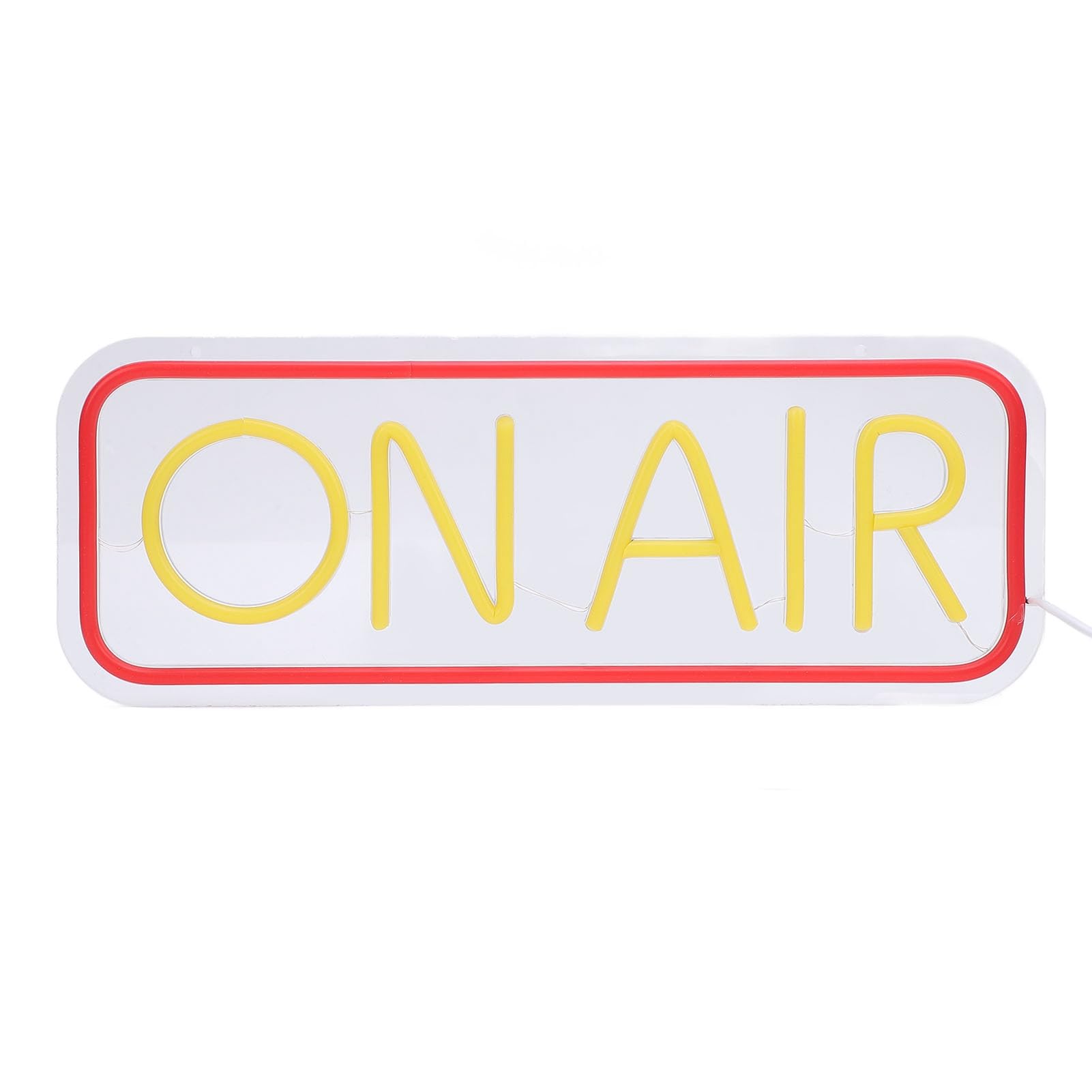 Auf Luft -Neonschild, USB Angetrieben Auf Luft -LED -Lichtschild mit Abgelegenem Podcast Decor YouTube Plaque, LED -Neon -Wanddekoration für Gaming Room Live Streaming Music Studio