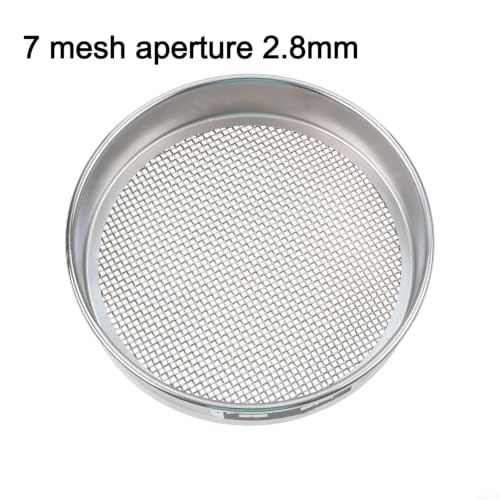 Prueba colador cromo de 20cm para laboratorio con malla 7 de control de calidad 4