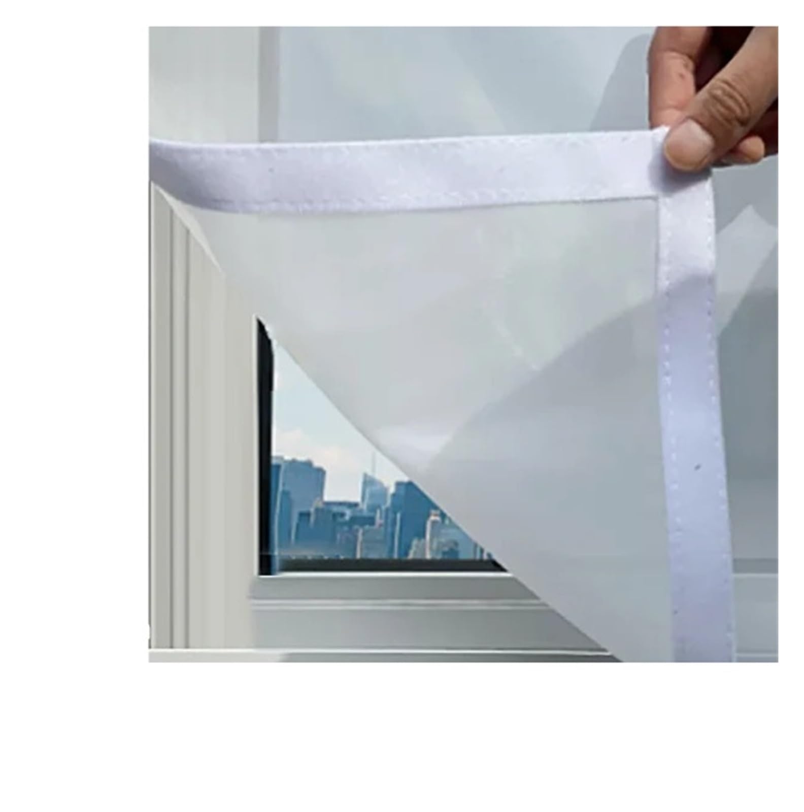 Supkancl White 80Cm 1Pc Anti-Mosquito Window Screen Self Adhesive Mosquito Net Insect Proof Door Mosquitonet For Windows(,130Cm)