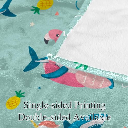 Couverture microfibre licorne pour des soirées cocooning chaleureuses sur le canapé