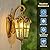 Zanritelit 17.1" H Gold Outdoor Wall Lights - Waterproof & Anti-Rust Aluminum Porch Light Wall Mount, Hammered Exterior Lighting Fixtures, Outside Wall Lantern for Patio, Doorway, Garden, 2 Pack