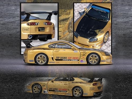 Modelo Inno Supra A80 Top Secret GT300 1/64 Diecast miniatura 3