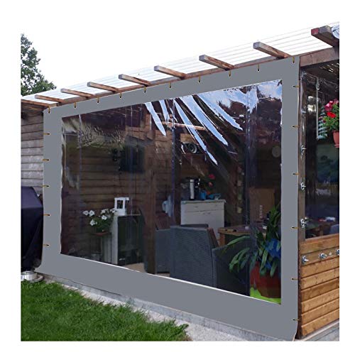 Bâche d'extérieur imperméable transparente 1.2x2m bâche de protection terrasse