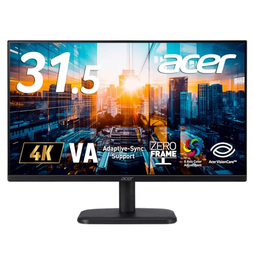 EK321QKbiip モニター 31.5インチ 4K UHD 広視野角 VA 非光沢