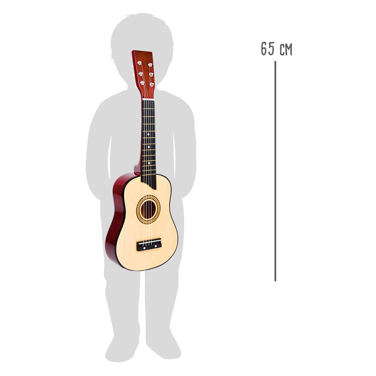 Small Foot Legler - Guitarra, Natural de Madera, para +3 años (3307)