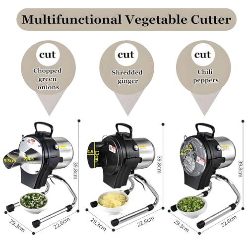 Cortador y picador eléctrico de verduras, rebanado rápido y cortado en dados para cebollas, pimientos, ajo, zanahorias, herramienta eficiente de preparación de alimentos para uso doméstico y cocina