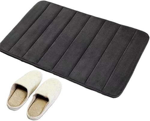 Miniatura 4 de Alfombra antideslizante de Baño Super Absorbente, Alfombras Antideslizantes De Espuma Viscoelástica Suave, Para Dormitorio, Inodoro, Ducha,