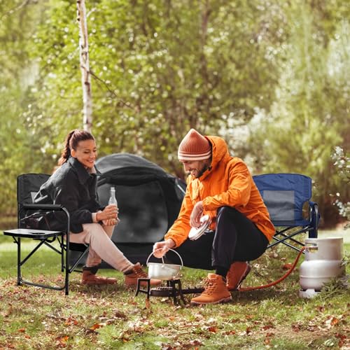 Yestomo Camping Director Chair YC2302-BlackGrey の商品画像 1