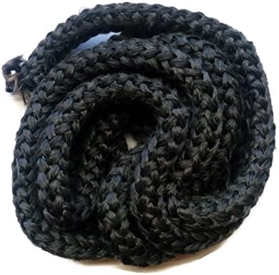 Midwest Hearth Wood Stove Replacement Gasket for Woodburning Stoves - Graphite Impregnated Fiberglass Gaskets (1/2" x 84" Rope)
