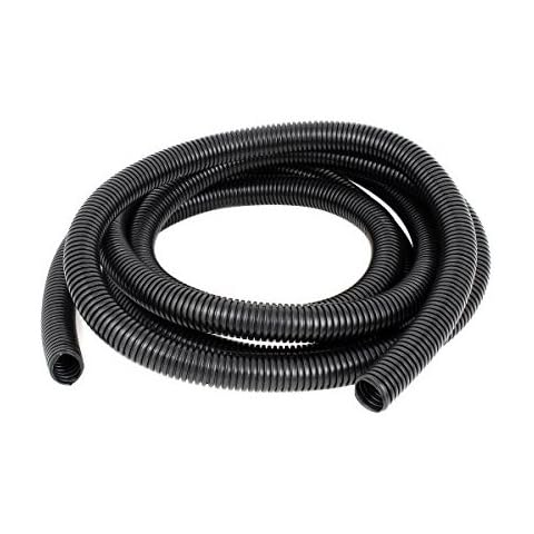 Saim Pond Hose,Siam Plastic 20mm Inner Dia Flexible Corrugated Conduit Pipe Hose Tube Length 5M/16.4 Ft Cover