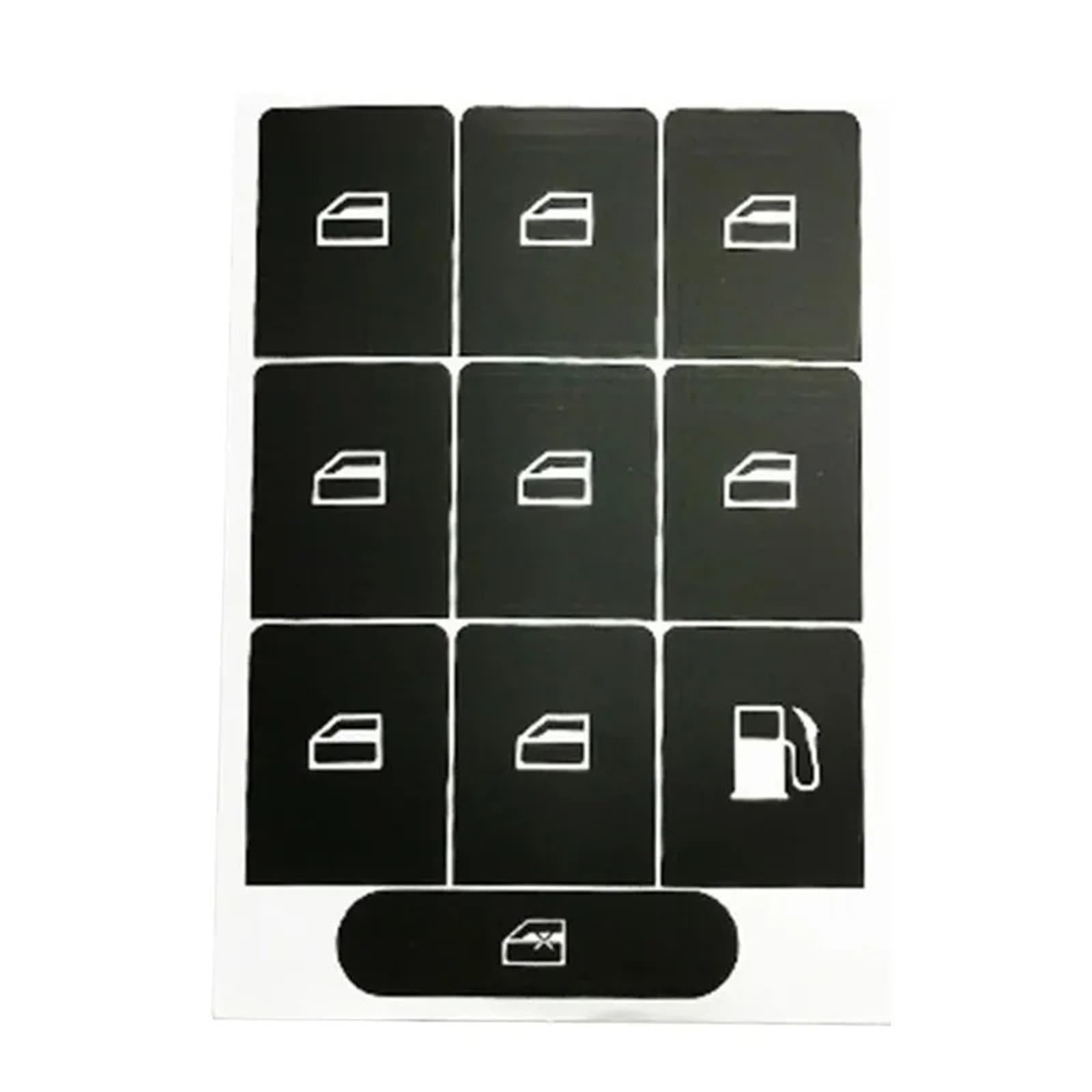 Interior Button Stickers Compatible with VW for Golf for MK5 for Passat B6 Car Door Window Lift Button Stickers Switch Interior Decoration Sticker Styling Access