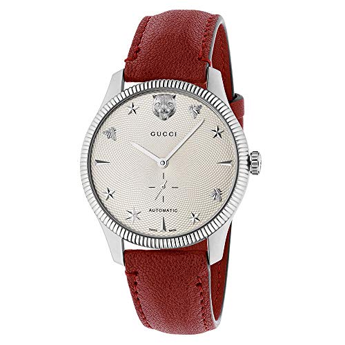 Gucci G-Timeless Automatic Silver Dial Mens Watch YA126346