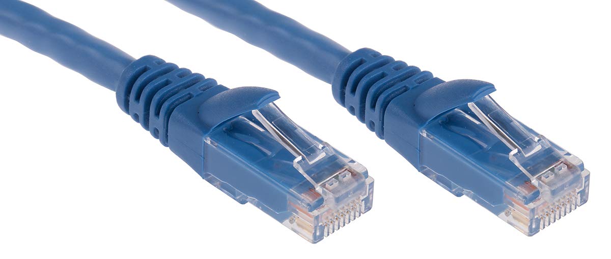 RS PRO Cavo Ethernet Cat.6, 10 m, blu patch, connettore A RJ45 U/UTP, B RJ45, PVC