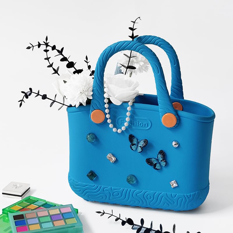 Waterproof EVA Tote for Women, Lightweight Durable Beach Bag for Beach, Pool, Gym, Shopping, Travel, Easy to Clean2