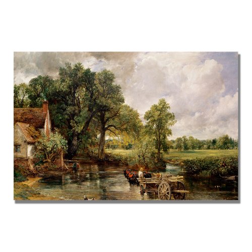 Trademark Fine Art The Hay Wain Canvas Wall Art by