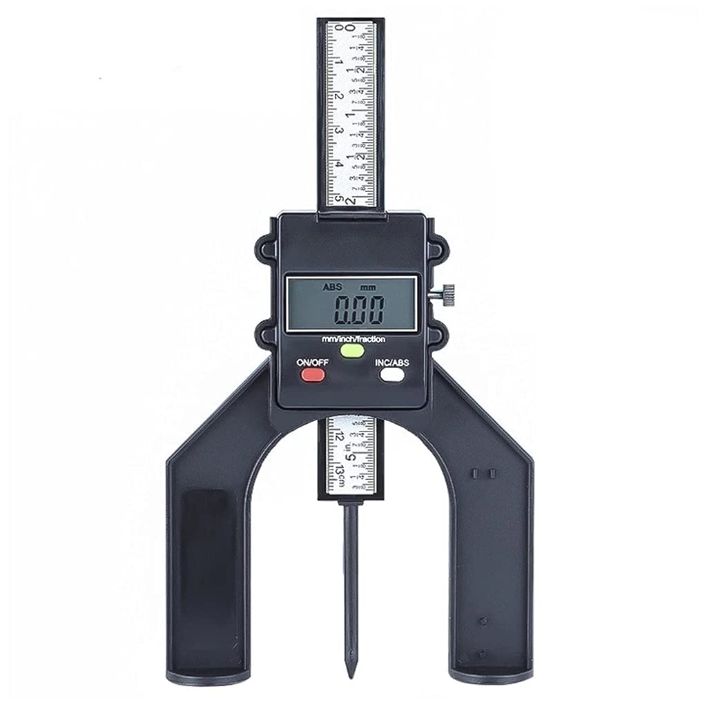 Profundidad Digital de Alta precisión 0-80 mm Medición de Altura Calibradores de Profundidad de Orificio for Bricolaje Carpintería Sierra de Mesa Indicador de Profundidad