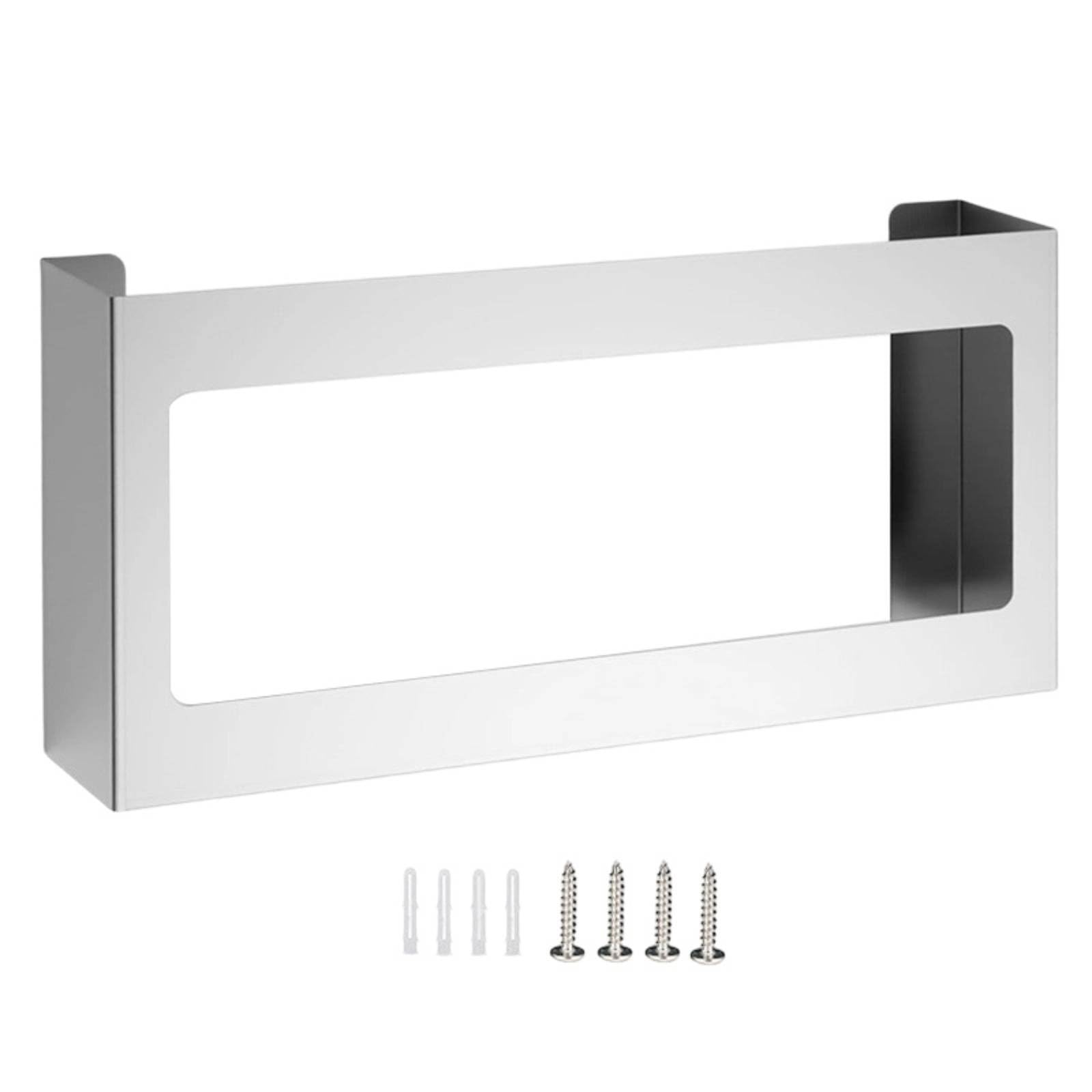 Organizador de Pared de Acero Inoxidable 304 con Portacajas para Guantes Dispensador de Mascarillas y Pañuelos con Compartimentos Multiples para Baño