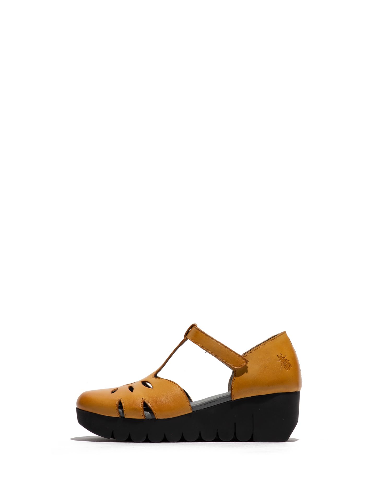 Fly London Women's VELT224FLY Wedges, Mustard, 7 UK
