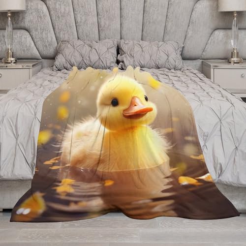 Manta de franela de forro polar Little Yellow gris 180x200 cm para sofa y salon 7