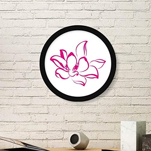 Peinture de fleur de lotus rose pour créer un espace zen dans votre salon avec cadre